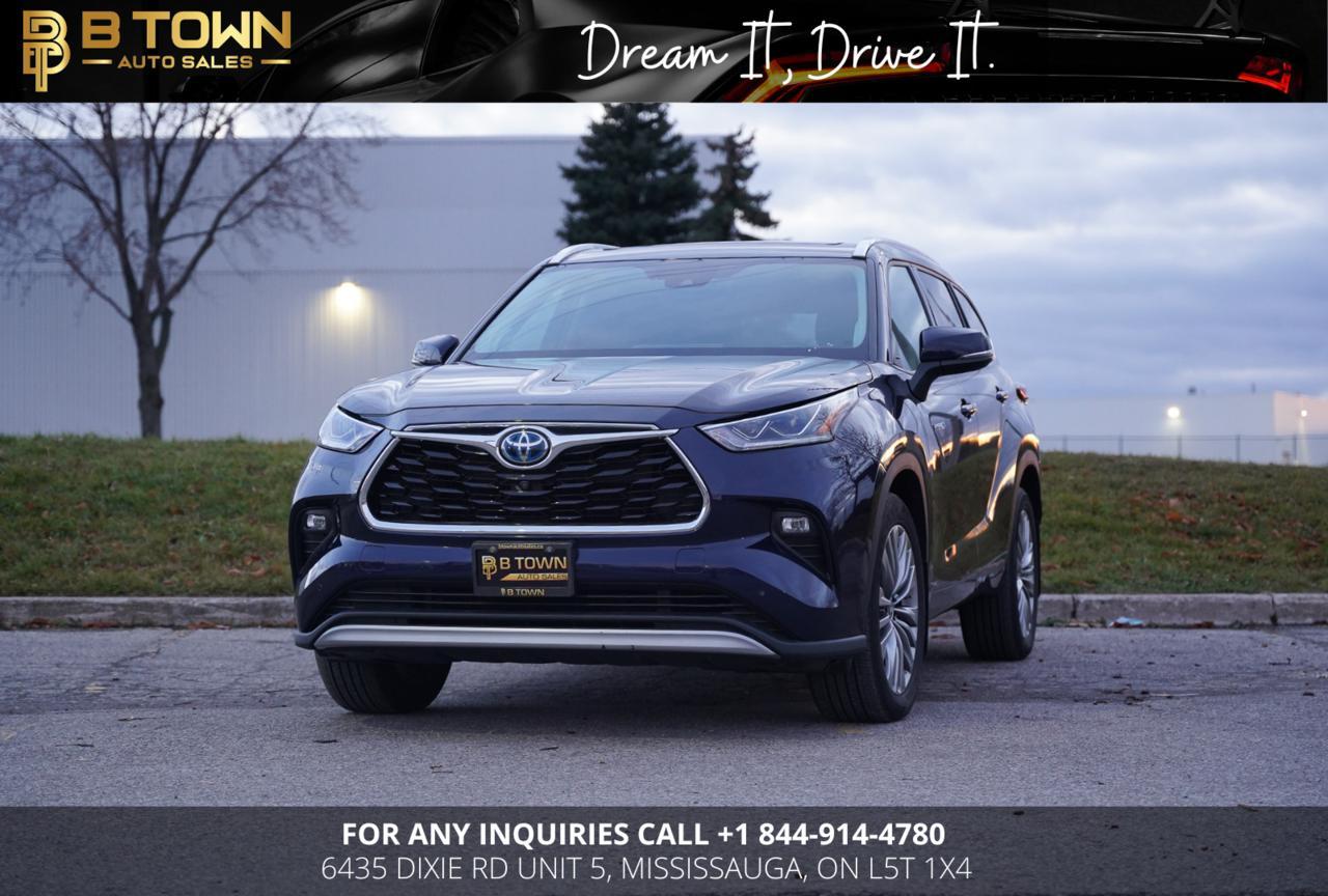Used 2021 Toyota Highlander HYBRID PLATINUM AWD for sale in Mississauga, ON