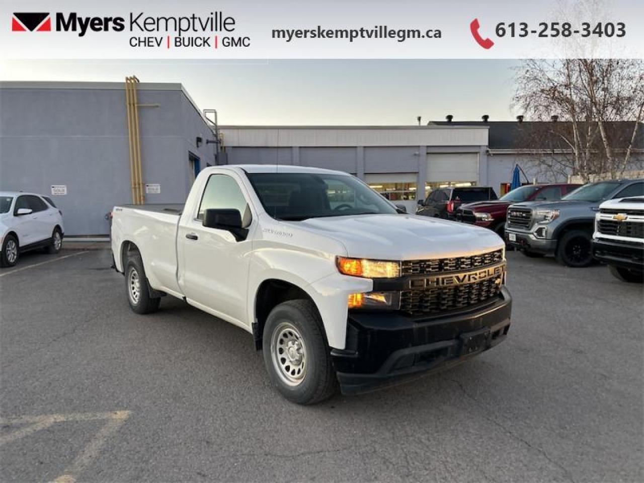 Used 2021 Chevrolet Silverado 1500 Work Truck  - Apple CarPlay for sale in Kemptville, ON