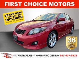 Used 2009 Toyota Corolla XRS ~AUTOMATIC, FULLY CERTIFIED WITH WARRANTY!!!~ for sale in North York, ON