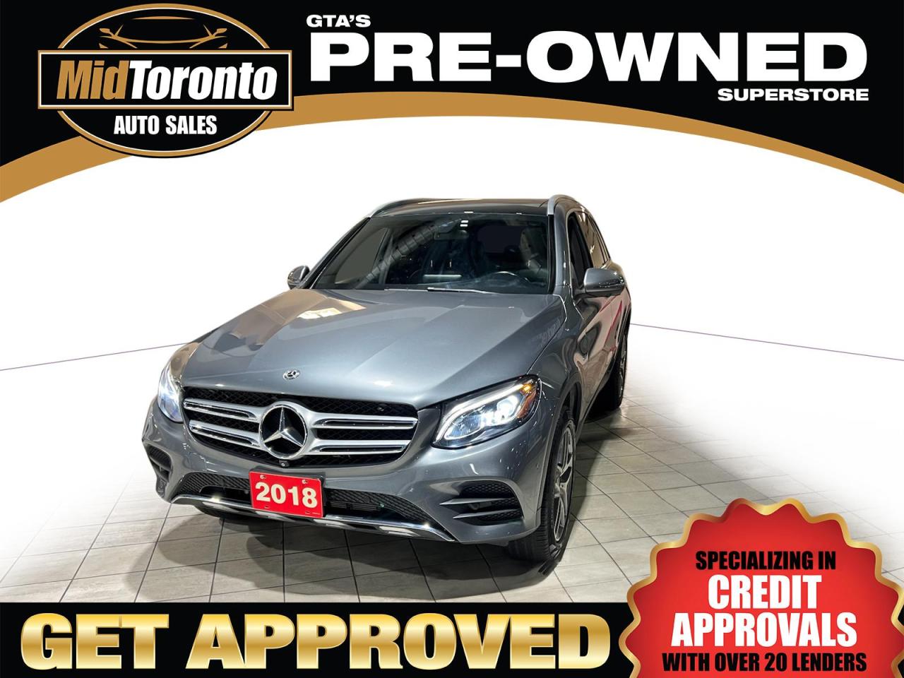 Used 2018 Mercedes-Benz GLC 300 GLC 350e 4MATIC - Hybrid - Gas - Plugin - all 3 to get you going - Benz Dealer Serviced - LOADED - No Accidents - New brakes all 4 for sale in North York, ON