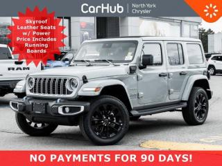 New 2024 Jeep Wrangler 4xe Sahara Sky Roof LEDs Heated Leather Seats 12.3'' Screen for sale in Thornhill, ON