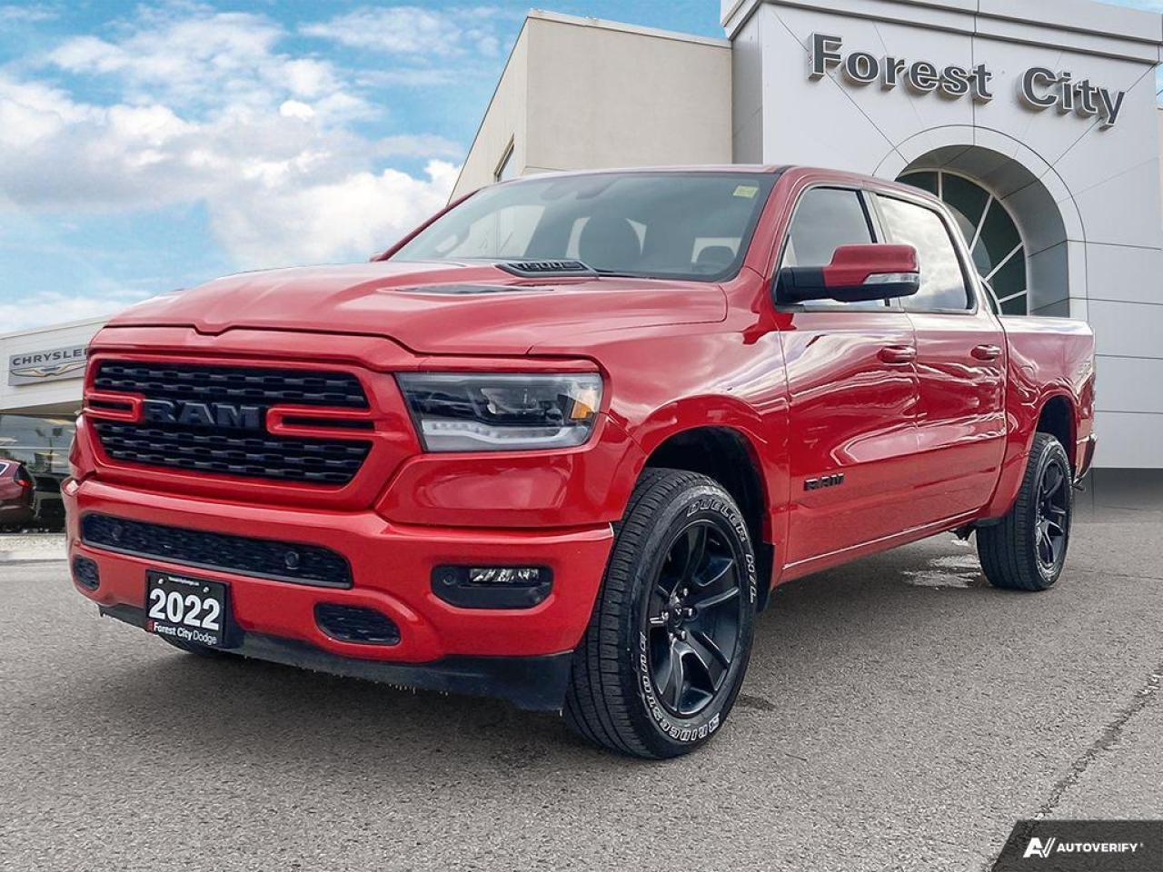 Used 2022 RAM 1500 Sport One Owner - No Accidents - Low Kilometers for sale in London, ON