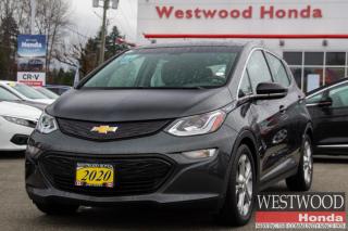 Recent Arrival! Nightfall Gray Metallic 2020 Chevrolet Bolt EV 4D Wagon LT LT Battery warranty until Oct 2031 FWD 1-Speed Automatic Electric Drive UnitOne low hassle free pre negotiated price,  Battery warranty until Oct 2031 Ask us about our 24 Hour EV test drive, PST Rebate is not included in above price and is based on PST due, Electric charge cord and 2 keys with every purchase of an EV from Westwood Honda.We specialize in getting you into vehicles with 0 emissions, We have been the largest retailer in Canada of used EVs over the last 10 years . HOV lane access and a fraction of gas-vehicle maintenance costs. Looking for a specific model thats not in our inventory? Our sourcing experts will find one for you. Westwood Hondas EV sales last year will keep approximately 600,000 metric tons of carbon dioxide out of the atmosphere over the next 4 years. Join the Revolution, save the planet, AND save money. Westwood Hondas Buy Smart Standard program includes a thorough safety inspection, detailed Car Proof report that shows the history of the car youre buying, a 6-month warranty on tires, brakes, and bulbs, and 3 free months of Sirius radio where equipped! . We give you a complete professional detail, a full charge, our best low price first based on live market pricing, to guarantee you tremendous value and a non-stressful, no-haggle experience. Buy your car from home.Just click build your deal to start the process. It is easy 7 day Exchange Policy! $588 admin fee. Westwood Honda DL #31286.Reviews:  * Most owners love the Bolt because of the convenience of never having to stop for fuel. When used for commuting, simply plug in at work and again at home and it negates the need to stop for charging. Source: autoTRADER.ca