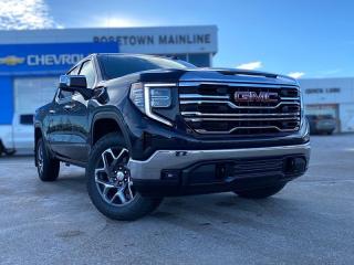 <br> <br> With a bold profile and distinctive stance, this 2024 Sierra turns heads and makes a statement on the jobsite, out in town or wherever life leads you. <br> <br>This 2024 GMC Sierra 1500 stands out in the midsize pickup truck segment, with bold proportions that create a commanding stance on and off road. Next level comfort and technology is paired with its outstanding performance and capability. Inside, the Sierra 1500 supports you through rough terrain with expertly designed seats and robust suspension. This amazing 2024 Sierra 1500 is ready for whatever.<br> <br> This titanium rush metallic Crew Cab 4X4 pickup has an automatic transmission and is powered by a 355HP 5.3L 8 Cylinder Engine.<br> <br> Our Sierra 1500s trim level is SLT. This luxurious GMC Sierra 1500 SLT comes very well equipped with perforated leather seats, unique aluminum wheels, chrome exterior accents and a massive 13.4 inch touchscreen display with wireless Apple CarPlay and Android Auto, wireless streaming audio, SiriusXM, plus a 4G LTE hotspot. Additionally, this amazing pickup truck also features IntelliBeam LED headlights, remote engine start, forward collision warning and lane keep assist, a trailer-tow package with hitch guidance, LED cargo area lighting, teen driver technology, a HD rear vision camera plus so much more! This vehicle has been upgraded with the following features: Cooled Seats, Wireless Charging Pad. <br><br> <br/><br>Contact our Sales Department today by: <br><br>Phone: 1 (306) 882-2691 <br><br>Text: 1-306-800-5376 <br><br>- Want to trade your vehicle? Make the drive and well have it professionally appraised, for FREE! <br><br>- Financing available! Onsite credit specialists on hand to serve you! <br><br>- Apply online for financing! <br><br>- Professional, courteous, and friendly staff are ready to help you get into your dream ride! <br><br>- Call today to book your test drive! <br><br>- HUGE selection of new GMC, Buick and Chevy Vehicles! <br><br>- Fully equipped service shop with GM certified technicians <br><br>- Full Service Quick Lube Bay! Drive up. Drive in. Drive out! <br><br>- Best Oil Change in Saskatchewan! <br><br>- Oil changes for all makes and models including GMC, Buick, Chevrolet, Ford, Dodge, Ram, Kia, Toyota, Hyundai, Honda, Chrysler, Jeep, Audi, BMW, and more! <br><br>- Rosetowns ONLY Quick Lube Oil Change! <br><br>- 24/7 Touchless car wash <br><br>- Fully stocked parts department featuring a large line of in-stock winter tires! <br> <br><br><br>Rosetown Mainline Motor Products, also known as Mainline Motors is the ORIGINAL King Of Trucks, featuring Chevy Silverado, GMC Sierra, Buick Enclave, Chevy Traverse, Chevy Equinox, Chevy Cruze, GMC Acadia, GMC Terrain, and pre-owned Chevy, GMC, Buick, Ford, Dodge, Ram, and more, proudly serving Saskatchewan. As part of the Mainline Automotive Group of Dealerships in Western Canada, we are also committed to servicing customers anywhere in Western Canada! We have a huge selection of cars, trucks, and crossover SUVs, so if youre looking for your next new GMC, Buick, Chevrolet or any brand on a used vehicle, dont hesitate to contact us online, give us a call at 1 (306) 882-2691 or swing by our dealership at 506 Hyw 7 W in Rosetown, Saskatchewan. We look forward to getting you rolling in your next new or used vehicle! <br> <br><br><br>* Vehicles may not be exactly as shown. Contact dealer for specific model photos. Pricing and availability subject to change. All pricing is cash price including fees. Taxes to be paid by the purchaser. While great effort is made to ensure the accuracy of the information on this site, errors do occur so please verify information with a customer service rep. This is easily done by calling us at 1 (306) 882-2691 or by visiting us at the dealership. <br><br> Come by and check out our fleet of 70+ used cars and trucks and 130+ new cars and trucks for sale in Rosetown. o~o