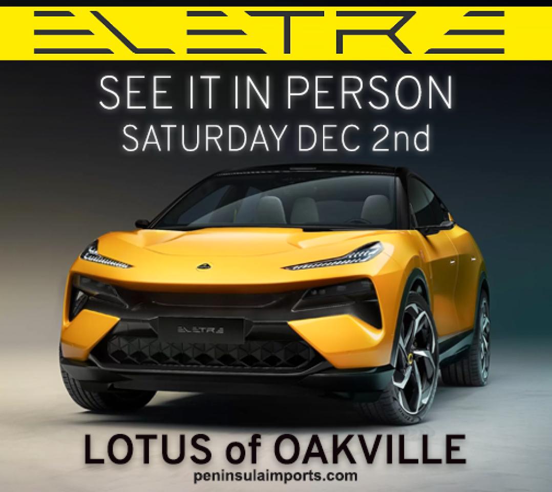 New 2023 Lotus Emira Electre for sale in Oakville, ON
