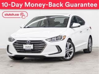 Used 2018 Hyundai Elantra Limited w/ Apple CarPlay & Android Auto, Adaptive Cruise, A/C for sale in Toronto, ON