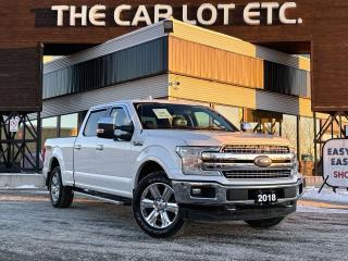 Used 2018 Ford F-150 Lariat SIRIUS XM, NAV, BLUETOOTH, HEATED LEATHER SEATS/STEERING WHEEL, BACK UP CAM, MOONROOF!! for sale in Sudbury, ON