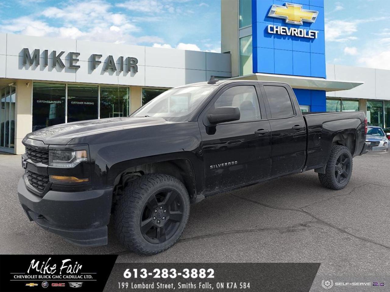Used 2018 Chevrolet Silverado 1500 Work Truck deep tint rear glass,climate control,power outside mirrors,remote keyless entry,rear vision camera. for sale in Smiths Falls, ON
