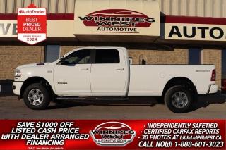 Used 2021 RAM 3500 BIG HORN SPORT EDITION, LOADED, 8FT BOX, AS NEW!! for sale in Headingley, MB