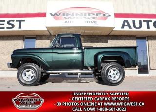Used 1965 Ford F-100 STEP SIDE 4X4 RESTO MOD 462CU POWER, TRULY WICKED! for sale in Headingley, MB