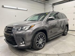 Used 2017 Toyota Highlander SE AWD| 7-PASS | SUNROOF | HTD LEATHER |BLIND SPOT for sale in Ottawa, ON