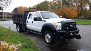 Used 2011 Ford F-550 Flat Deck  Hi-Rail Truck 2WD Power Tailgate for sale in Burnaby, BC