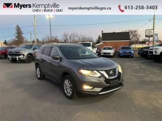 This  2018 Nissan Rogue is for sale today. <br> <br>Take on a bigger, bolder world. Get there in a compact crossover that brings a stylish look to consistent capability. Load up in a snap with an interior that adapts for adventure. Excellent safety ratings let you enjoy the drive with confidence while great fuel economy lets your adventure go further. Slide into gear and explore a life of possibilities in this Nissan Rogue. It gives you more than you expect and everything you deserve. This  SUV has 145,223 kms. Its  gun metallic in colour  . It has an automatic transmission and is powered by a  170HP 2.5L 4 Cylinder Engine. <br> <br>To apply right now for financing use this link : <a href=https://www.myerskemptvillegm.ca/finance/ target=_blank>https://www.myerskemptvillegm.ca/finance/</a><br><br> <br/><br> Buy this vehicle now for the lowest bi-weekly payment of <b>$152.92</b> with $0 down for 84 months @ 9.99% APR O.A.C. ( Plus applicable taxes -  Plus applicable fees   ).  See dealer for details. <br> <br>Myers deals with almost every major lender and can offer the most competitive financing options available. All of our premium used vehicles are fully detailed, subjected to a minimum 150 point inspection and are fully backed by the dealership and General Motors. <br><br>For more details on our Myers Exclusive Engine Transmission for life coverage, follow this link: <a href=https://www.myerskanatagm.ca/myers-engine-transmission-for-life/>Life Time Coverage</a>*LIFETIME ENGINE TRANSMISSION WARRANTY NOT AVAILABLE ON VEHICLES WITH KMS EXCEEDING 140,000KM, VEHICLES 8 YEARS & OLDER, OR HIGHLINE BRAND VEHICLE(eg. BMW, INFINITI. CADILLAC, LEXUS...) o~o