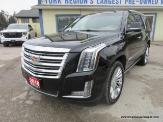 Used 2018 Cadillac Escalade ALL-WHEEL DRIVE PLATINUM-EDITION 7 PASSENGER 6.2L - V8.. CAPTAINS & 3RD ROW.. NAVIGATION.. LEATHER.. HEATED/AC SEATS.. DVD PLAYER.. BOSE AUDIO.. for sale in Bradford, ON