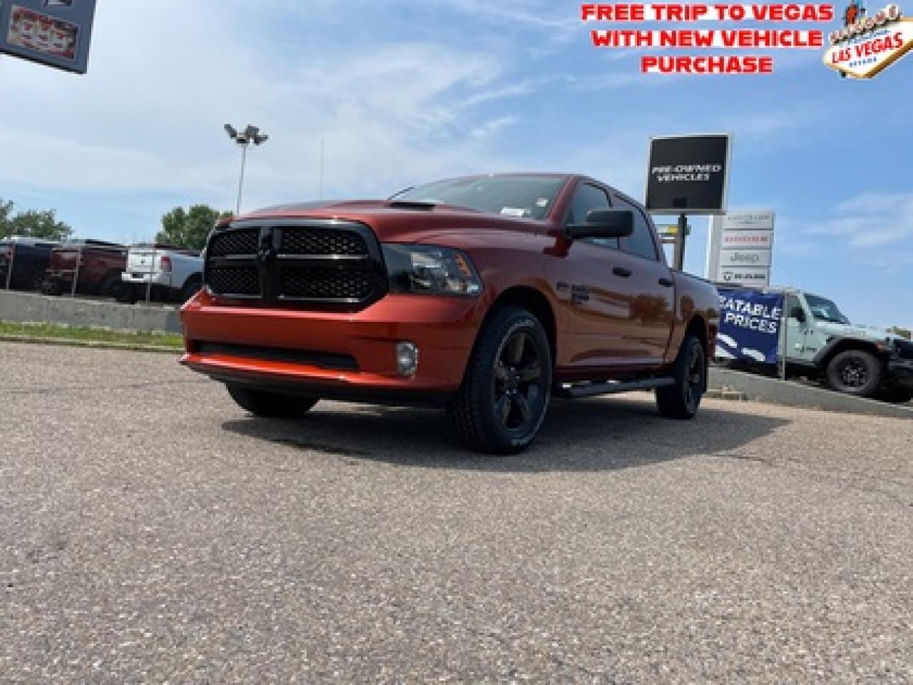 New 2023 RAM 1500 Classic Express BRIGHT ORANGE! HEATED SEATS/WHEEL #90 for sale in Medicine Hat, AB