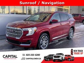 This GMC Terrain boasts a Turbocharged Gas I4 1.5L/-TBD- engine powering this Automatic transmission. ENGINE, 1.5L TURBO DOHC 4-CYLINDER, SIDI, VVT (175 hp [131.3 kW] @ 5800 rpm, 203 lb-ft of torque [275.0 N-m] @ 2000 - 4000 rpm) (STD), Wireless Charging for devices located in front of centre console storage bin, Wireless Apple CarPlay/Wireless Android Auto.*This GMC Terrain Comes Equipped with These Options *Windows, power with rear Express-Down, Windows, power with front passenger Express-Down, Window, power with driver Express-Up/Down, Wi-Fi Hotspot capable (Terms and limitations apply. See onstar.ca or dealer for details.), Wheels, 19 x 7.5 (48.3 cm x 19.1 cm) bright machined aluminum with Premium Grey painted accents, Wheel, spare, 16 (40.6 cm) steel, USB data ports, 2, type-A, located within the centre console, USB charging-only ports, 2, located on the rear of the centre console, Universal Home Remote, includes garage door opener, 3-channel programmable, Trim, body-colour lower body.* Visit Us Today *For a must-own GMC Terrain come see us at Capital Chevrolet Buick GMC Inc., 13103 Lake Fraser Drive SE, Calgary, AB T2J 3H5. Just minutes away!