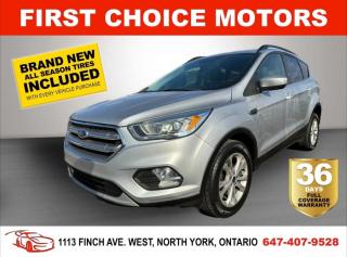Welcome to First Choice Motors, the largest car dealership in Toronto of pre-owned cars, SUVs, and vans priced between $5000-$15,000. With an impressive inventory of over 300 vehicles in stock, we are dedicated to providing our customers with a vast selection of affordable and reliable options. <br><br>Were thrilled to offer a used 2017 Ford Escape SE, silver color with 163,000km (STK#6837) This vehicle was $14990 NOW ON SALE FOR $12990. It is equipped with the following features:<br>- Automatic Transmission<br>- Heated seats<br>- Bluetooth<br>- Parking distance control<br>- All wheel drive<br>- Reverse camera<br>- Alloy wheels<br>- Power windows<br>- Power locks<br>- Power mirrors<br>- Air Conditioning<br><br>At First Choice Motors, we believe in providing quality vehicles that our customers can depend on. All our vehicles come with a 36-day FULL COVERAGE warranty. We also offer additional warranty options up to 5 years for our customers who want extra peace of mind.<br><br>Furthermore, all our vehicles are sold fully certified with brand new brakes rotors and pads, a fresh oil change, and brand new set of all-season tires installed & balanced. You can be confident that this car is in excellent condition and ready to hit the road.<br><br>At First Choice Motors, we believe that everyone deserves a chance to own a reliable and affordable vehicle. Thats why we offer financing options with low interest rates starting at 7.9% O.A.C. Were proud to approve all customers, including those with bad credit, no credit, students, and even 9 socials. Our finance team is dedicated to finding the best financing option for you and making the car buying process as smooth and stress-free as possible.<br><br>Our dealership is open 7 days a week to provide you with the best customer service possible. We carry the largest selection of used vehicles for sale under $9990 in all of Ontario. We stock over 300 cars, mostly Hyundai, Chevrolet, Mazda, Honda, Volkswagen, Toyota, Ford, Dodge, Kia, Mitsubishi, Acura, Lexus, and more. With our ongoing sale, you can find your dream car at a price you can afford. Come visit us today and experience why we are the best choice for your next used car purchase!<br><br>All prices exclude a $10 OMVIC fee, license plates & registration  and ONTARIO HST (13%)