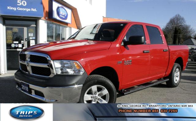 2018 RAM 1500 ST 4x4 Crew Cab 5'7" Box/ 1 OWNER/ PRICED TO SALE