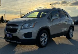 <p style=text-align: center;><strong><span style=font-size: 18pt;>2015 CHEVROLET TRAX LT FWD 4DR W/1LT</span></strong></p><p style=text-align: center;><strong><span style=font-size: 18pt;>ECOTEC 1.4L TURBOCHARGED 4-CYLINDER ENGINE VVT</span></strong></p><p style=text-align: center;><span style=font-size: 14pt;>138 HORSEPOWER / 148 LB-FT OF TORQUE</span></p><p style=text-align: center;><span style=font-size: 14pt;>9L/100KM CITY / 6.9L/100KM HIGHWAY / 8.1L/100KM COMBINED</span></p><p style=text-align: center;><span style=font-size: 18pt;><span style=font-size: 24px;><strong>6-SPEED AUTOMATIC TRANSMISSION WITH DRIVER SHIFT CONTROL</strong></span></span></p><p style=text-align: center;><strong><span style=font-size: 18pt;>16 ALUMINUM WHEELS</span></strong></p><p style=text-align: center;> </p><p style=text-align: center;> </p><p style=text-align: center;><span style=font-size: 14pt;><strong>STANDARD FEATURES</strong></span></p><p style=text-align: center;><span style=font-size: 14pt;>Oil life monitoring system, 4-wheel Anti-lock Braking System (ABS), Panic Brake Assist and Hill Start Assist, StabiliTrak® Electronic Stability Control System, Traction control, MacPherson strut independent front suspension and compound crank rear suspension, Battery run-down protection system, Power exterior mirrors, Remote keyless entry system, 10 airbags, Driver Information Centre with compass, Power windows and programmable door locks, Tilt and telescopic adjustable steering column, Steering wheel-mounted Bluetooth® and audio system controls, Front bucket seats, Manual 4-way driver-seat adjuster and power lumbar adjuster, Fold-flat front passenger seatback, Cloth seating surfaces 60/40 split-folding rear seatback, AM/FM stereo with 4-speaker audio system, USB port 1 Bluetooth hands-free phone connectivity, OnStar with Wi-Fi® hotspot capability </span></p><p style=text-align: center;> </p><p style=text-align: center;><span style=font-size: 14pt;><strong>1LT FEATURES</strong></span></p><p style=text-align: center;><span style=font-size: 14pt;>6-speed automatic transmission with Driver Shift Control, 16-in. aluminum wheels, Front and rear silver-painted fascia accents, Heated, power exterior mirrors, Deep-tinted glass behind front doors, Silver-painted roof rails, Content theft alarm, Air conditioning with air filtration system, Cruise control, Leather-wrapped steering wheel with Bluetooth, cruise and audio system controls, Deluxe cloth seating surfaces, Front passenger under-seat storage tray, Cargo mat, 110-volt AC 3-prong household-style power outlet in rear of front centre console, Bluetooth wireless audio streaming, AM/FM stereo with CD player, MP3 playback and enhanced 6-speaker audio system</span></p><p style=text-align: center;> </p><p style=text-align: center;> </p><p style=box-sizing: border-box; margin-bottom: 1rem; margin-top: 0px; color: #212529; font-family: -apple-system, BlinkMacSystemFont, Segoe UI, Roboto, Helvetica Neue, Arial, Noto Sans, Liberation Sans, sans-serif, Apple Color Emoji, Segoe UI Emoji, Segoe UI Symbol, Noto Color Emoji; font-size: 16px; background-color: #ffffff; text-align: center; line-height: 1;><span style=box-sizing: border-box; font-family: arial, helvetica, sans-serif;><span style=box-sizing: border-box; font-weight: bolder;><span style=box-sizing: border-box; font-size: 14pt;>Here at Lanoue/Amfar Sales, Service & Leasing in Tilbury, we take pride in providing the public with a wide variety of High-Quality Pre-owned Vehicles. We recondition and certify our vehicles to a level of excellence that exceeds the Status Quo. We treat our Customers like family and provide the highest level of service from Start to Finish. If you’d like a smooth & stress-free car shopping experience, give one of our Sales Associates a call at 1-844-682-3325 to help you find your next NEW-TO-YOU vehicle!</span></span></span></p><p style=text-align: center;> </p><p style=box-sizing: border-box; margin-bottom: 1rem; margin-top: 0px; color: #212529; font-family: -apple-system, BlinkMacSystemFont, Segoe UI, Roboto, Helvetica Neue, Arial, Noto Sans, Liberation Sans, sans-serif, Apple Color Emoji, Segoe UI Emoji, Segoe UI Symbol, Noto Color Emoji; font-size: 16px; background-color: #ffffff; text-align: center; line-height: 1;><span style=box-sizing: border-box; font-family: arial, helvetica, sans-serif;><span style=box-sizing: border-box; font-weight: bolder;><span style=box-sizing: border-box; font-size: 14pt;>Although we try to take great care in being accurate with the information in this listing, from time to time, errors occur. The vehicle is priced as it is physically equipped. Minor variances will not effect pricing. Please verify the vehicle is As Expected when you visit. Thank You!</span></span></span></p>