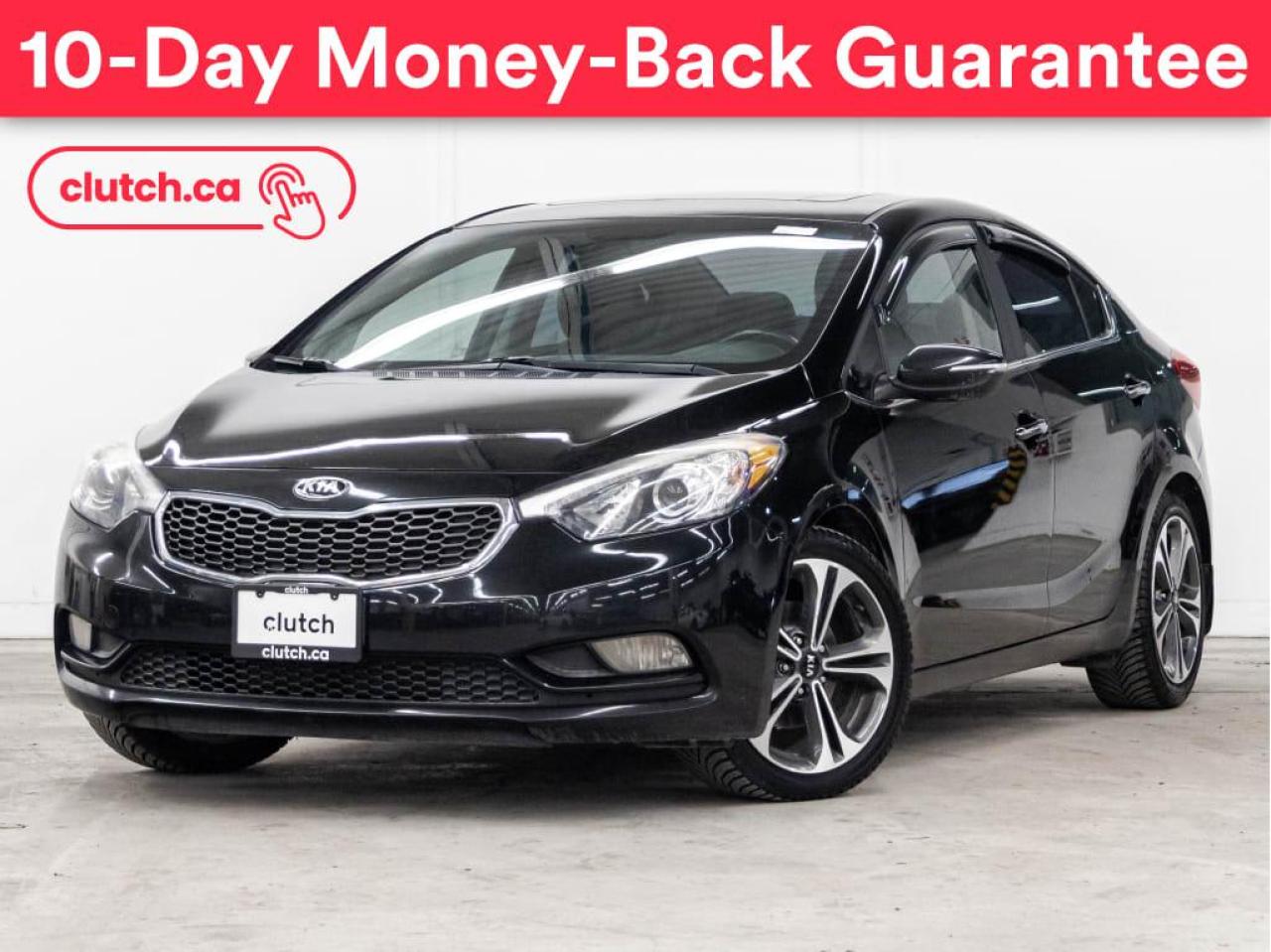 Used 2015 Kia Forte SX w/ Rearview Cam, Bluetooth, Nav for sale in Toronto, ON