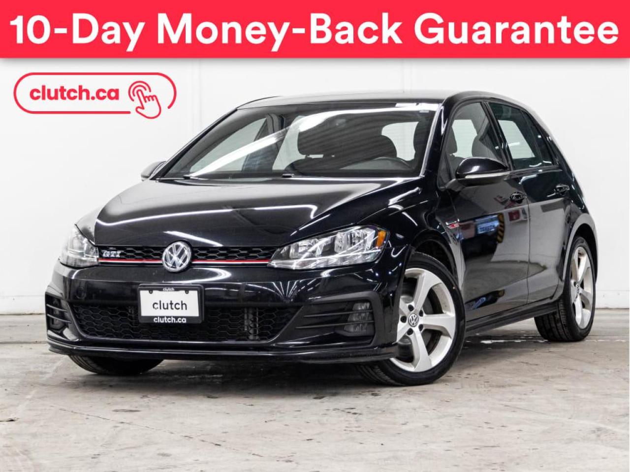 Used 2018 Volkswagen Golf GTI 5-Door w/ Apple CarPlay & Android Auto, Bluetooth, A/C for sale in Toronto, ON