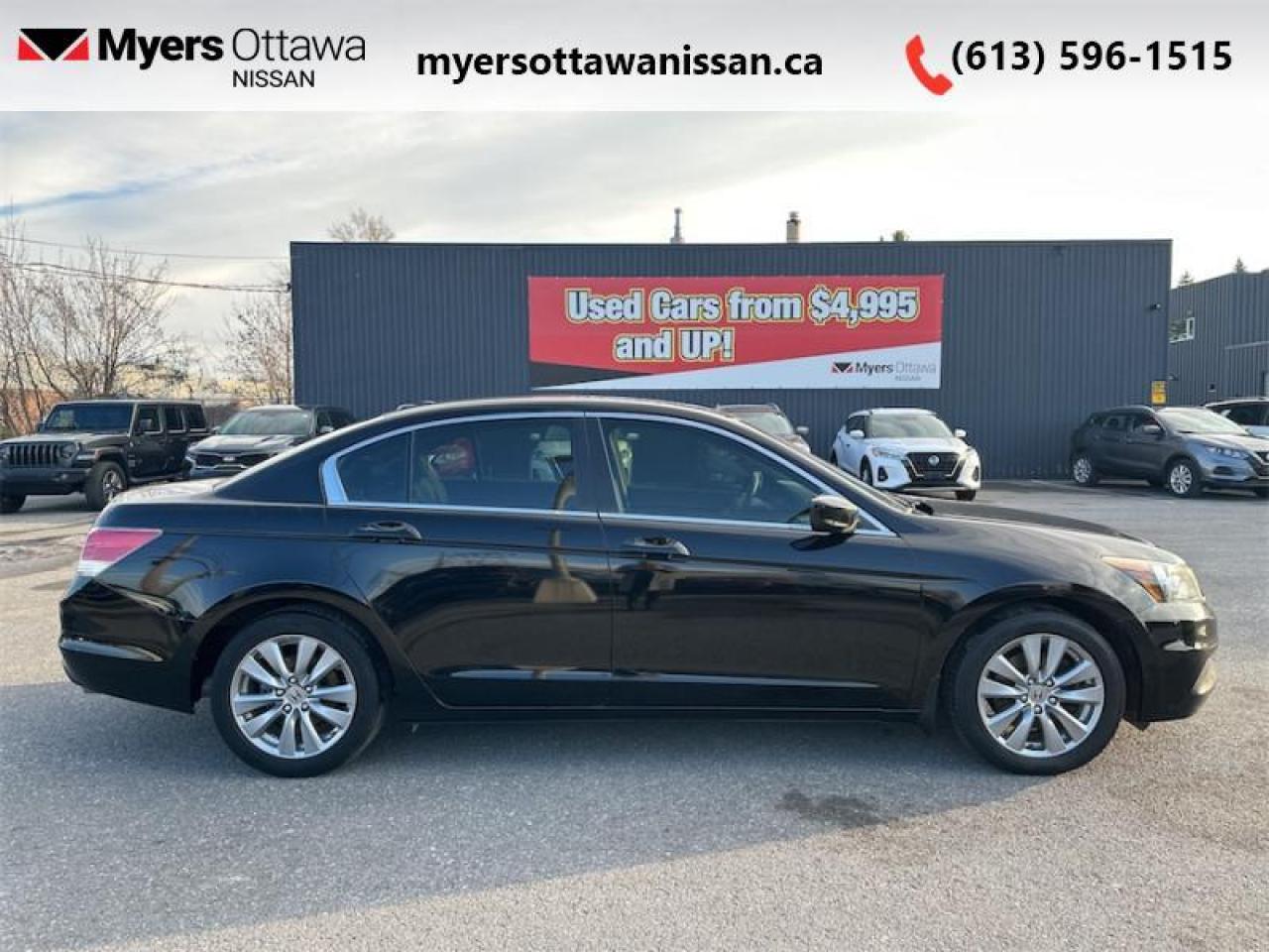 Used 2012 Honda Accord Sedan EX-L  - Leather Seats for sale in Ottawa, ON