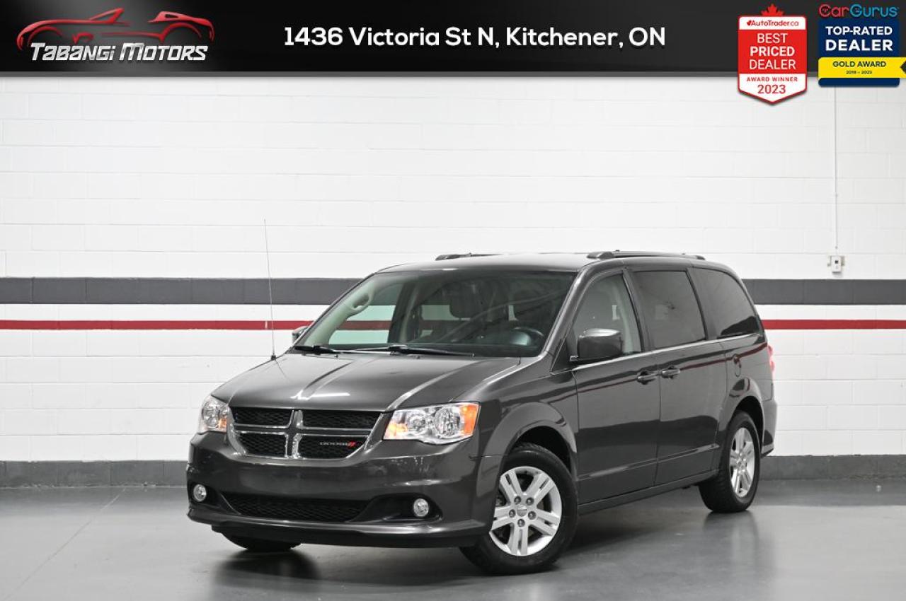 Used 2019 Dodge Grand Caravan Crew  No Accident Leather Seats Power Doors Navigation Remote Start for sale in Mississauga, ON
