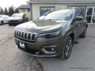 Used 2019 Jeep Cherokee LOADED OVERLAND-MODEL 5 PASSENGER 2.0L - TURBO.. 4X4.. NAVIGATION.. LEATHER.. HEATED SEATS & WHEEL.. BACK-UP CAMERA.. PANORAMIC SUNROOF.. for sale in Bradford, ON
