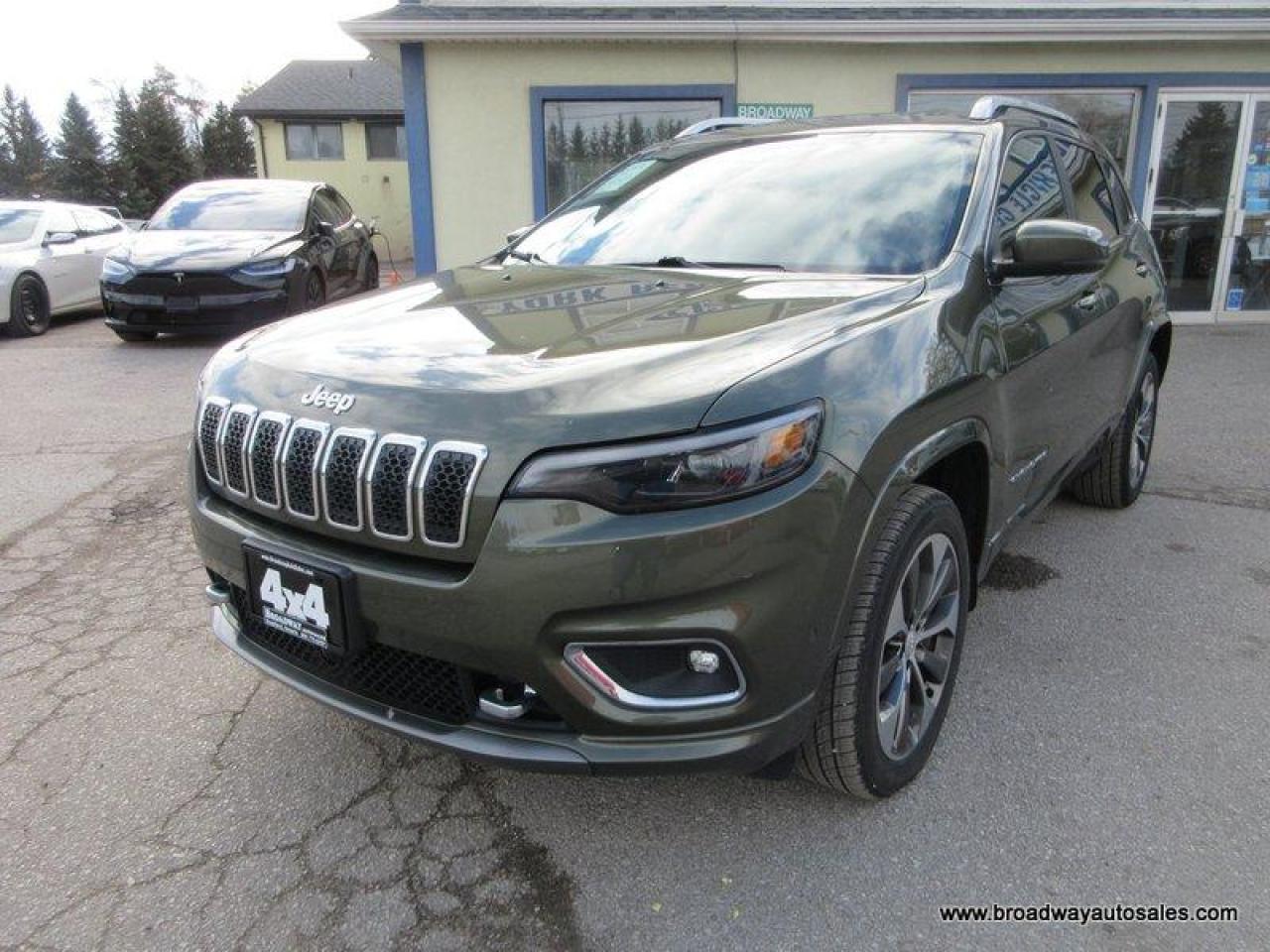 2019 Jeep Cherokee LOADED OVERLAND-MODEL 5 PASSENGER 2.0L - TURBO.. 4X4.. NAVIGATION.. LEATHER.. HEATED SEATS & WHEEL.. BACK-UP CAMERA.. PANORAMIC SUNROOF..