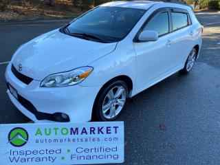 Used 2012 Toyota Matrix AWD SPORT AUTO SUNROOF, WARRANTY, FINANCING, INSPECTED W/ BCAA MBSHP! for sale in Surrey, BC