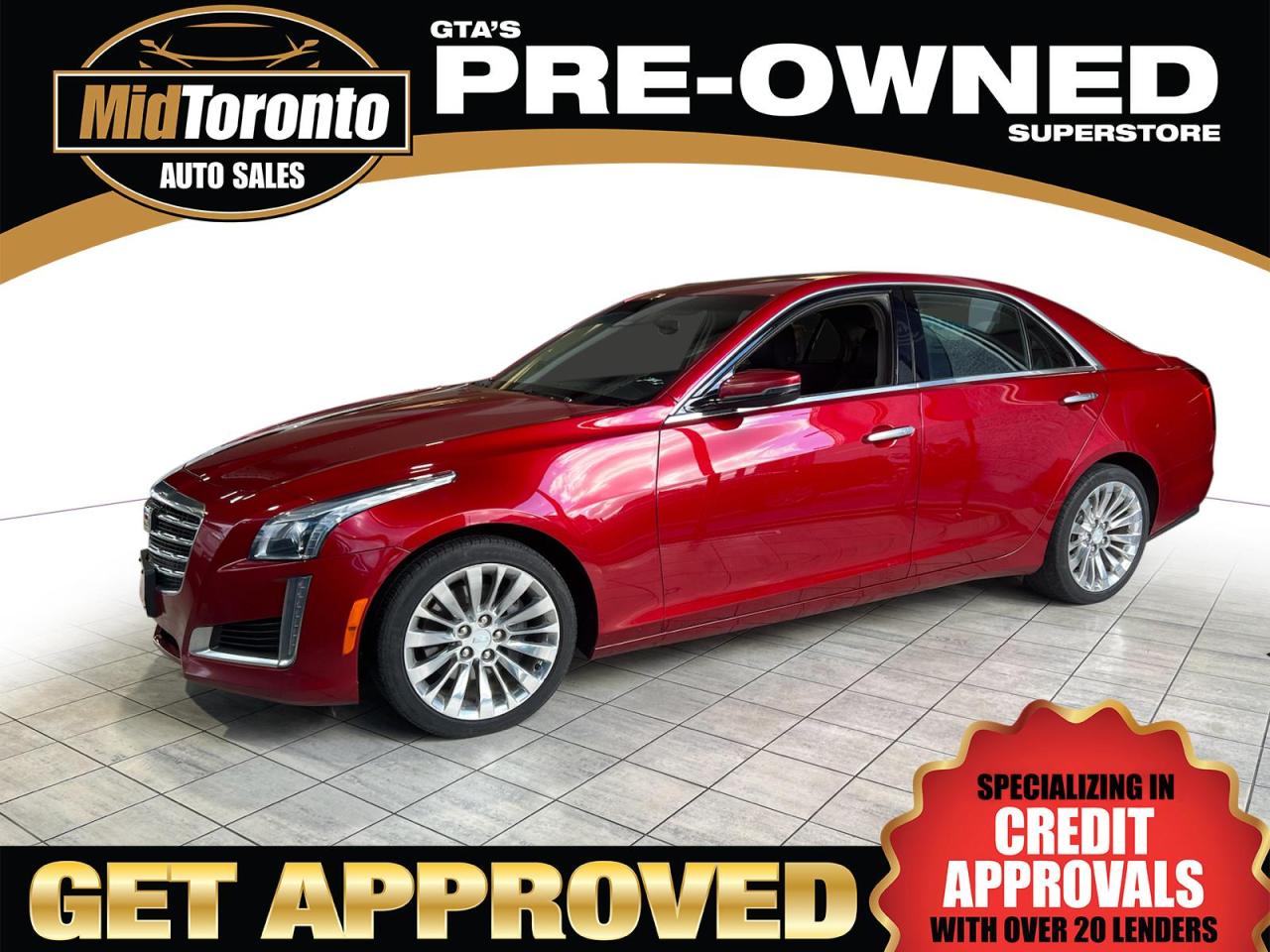 Used 2017 Cadillac CTS 3.6 Luxury AWD - LOADED - Serviced by Applewood Cadillac - Excellent Condition - Options Listed Below for sale in North York, ON