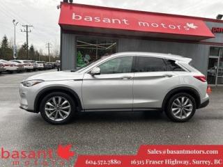 Used 2021 Infiniti QX50 LUXE, Leather, PanoRoof, Low KMs, Remote Start! for sale in Surrey, BC