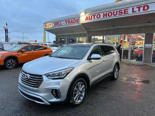 <div>2017 HYUNDAI SANTA FE XL AWD LUXURY W/6-PASSENGER WITH 156190 KMS, 6 PASSENGERS, NAVIGATION, BACKUP CAMERA, APPLE CARPLAY/ ANDROID AUTO, PANORAMIC ROOF, HEATED STEERING WHEEL, PUSH BUTTON START, BLUETOOTH, USB/AUX, BLIND SPOT DETECTION, HEATED SEATS, LEATHER SEATS, MEMORY SEATS, CD/RADIO, AC, POWER WINDOWS LOCKS SEATS AND MORE! </div>