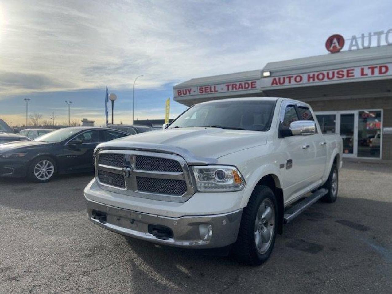Used 2016 RAM 1500 Longhorn LARAMIE NAVIGATION BACKUP CAMERA BLUETOOTH for sale in Calgary, AB