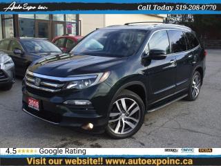 Used 2016 Honda Pilot Touring,AWD,7 Passengers,Sun Roof,Leather,Navi,DVD for sale in Kitchener, ON