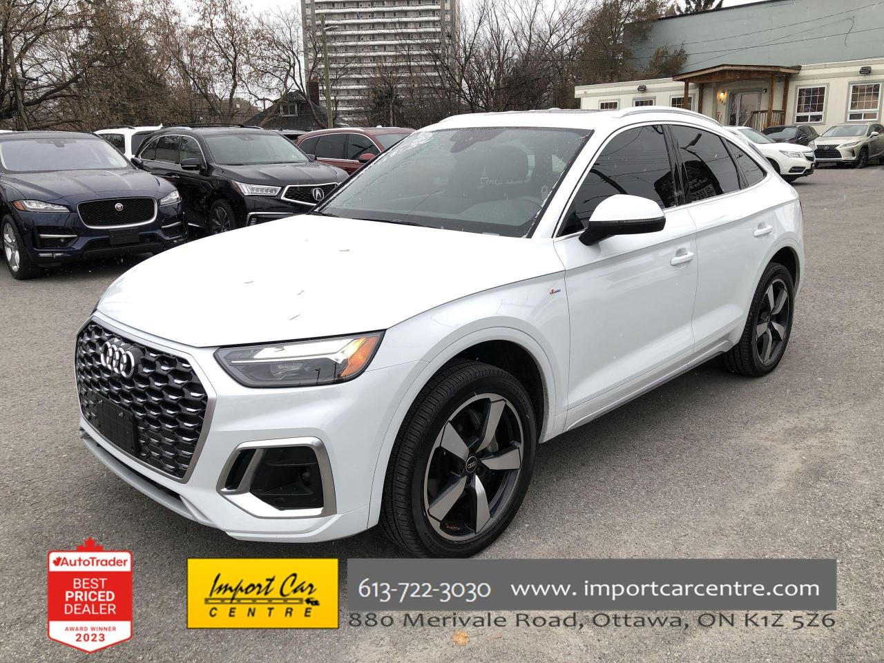 Used 2023 Audi Q5 45 Progressiv S-LINE  DRIVER'S ASSIST  OKAPI BROWN for sale in Ottawa, ON
