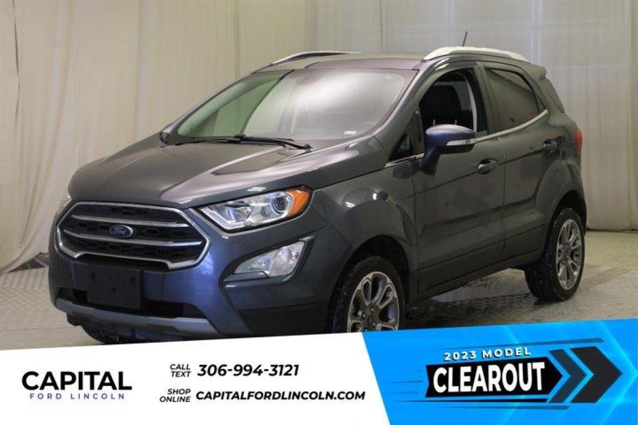 Used 2019 Ford EcoSport Titanium 4WD **Leather, Sunroof, Heated Seats, Navigation** for sale in Regina, SK