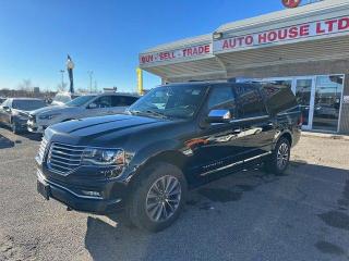<div>2017 LINCOLN NAVIGATOR L SELECT 4WD WITH 132338 KMS, 7 PASSENGERS, NAVIGATION, BACKUP CAMERA, APPLE CARPLAY/ANDROID AUTO, SUNROOF, PUSH BUTTON START, BLUETOOTH, USB/AUX, THIRD ROW SEAT, BLIND SPOT DETECTION, REMOTE START, HEATED SEATS, REAR HEATED SEATS, VENTILATED SEATS, CD/RADIO, AC, POWER WINDOWS LOCKS SEATS AND MORE!  </div>