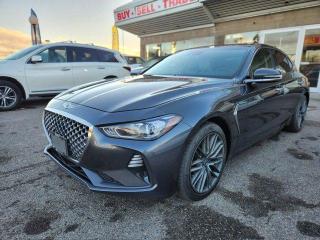 Used 2019 Genesis G70 2.0T Advanced BACKUP CAMERA SUNROOF BLUETOOTH CARPLAY/AUTO for sale in Calgary, AB