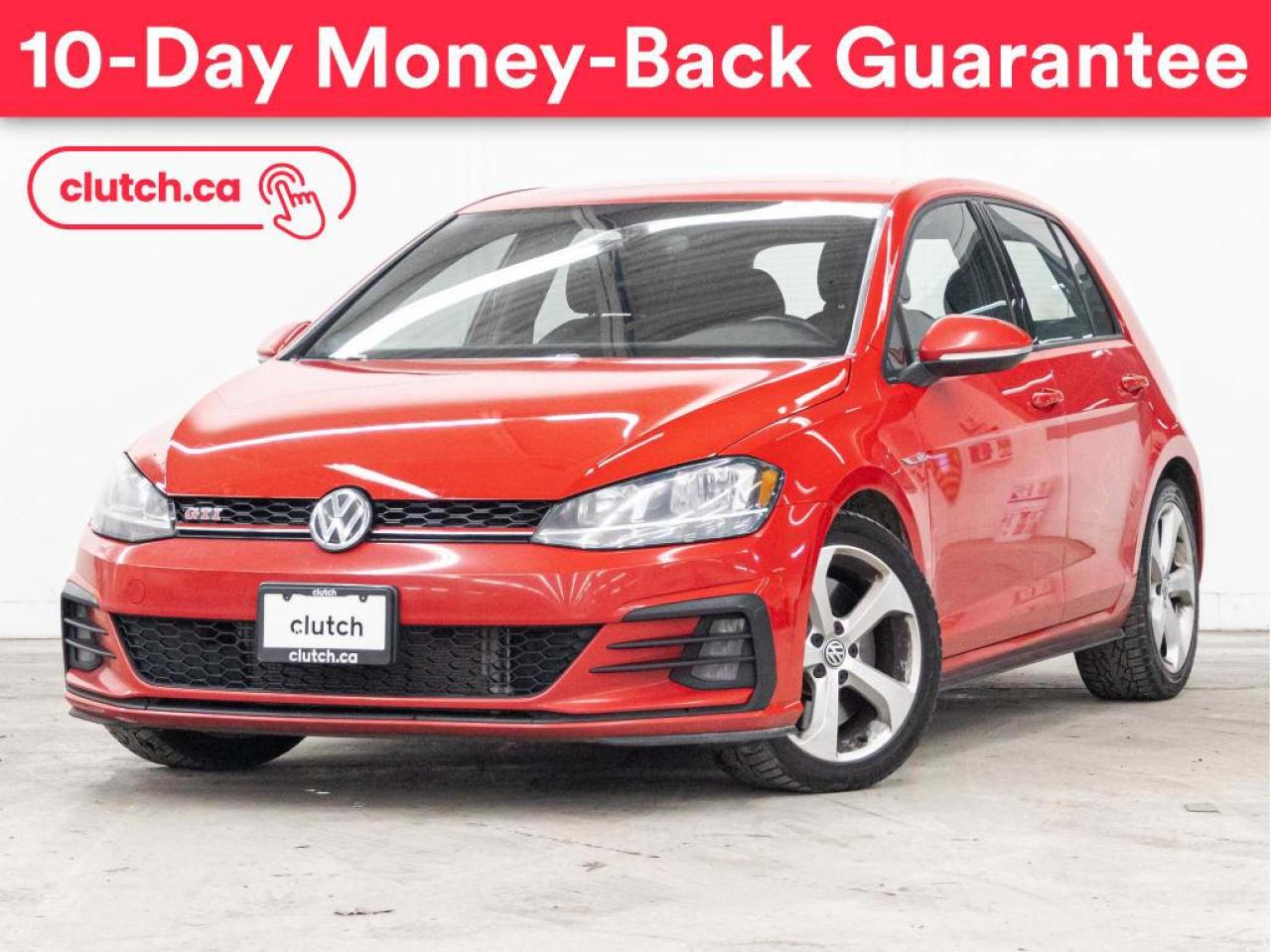 Used 2020 Volkswagen Golf GTI 5-Door w/ Apple CarPlay & Android Auto, Bluetooth, Rearview Cam for sale in Toronto, ON