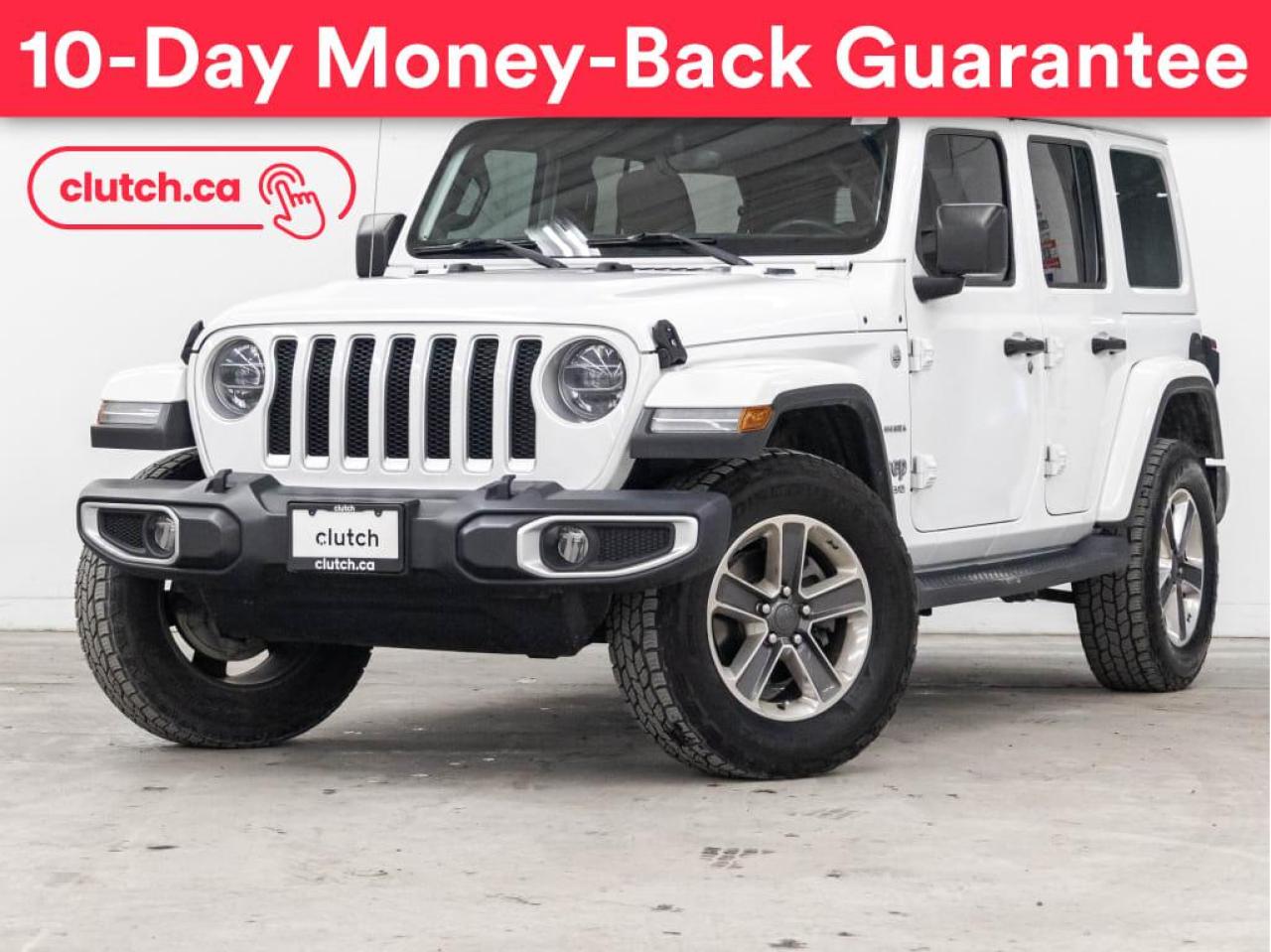 Used 2019 Jeep Wrangler Unlimited Sahara 4x4 w/ Uconnect 4C, Bluetooth, Nav for sale in Toronto, ON
