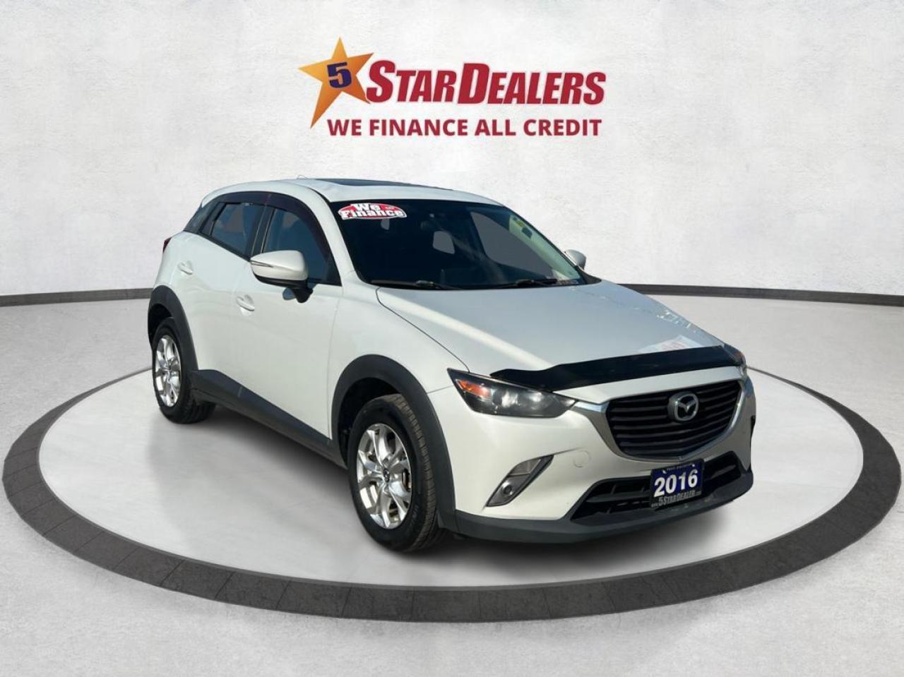 Used 2016 Mazda CX-3 GS NAV LEATHER SUNROOF MINT WE FINANCE ALL CREDIT for sale in London, ON