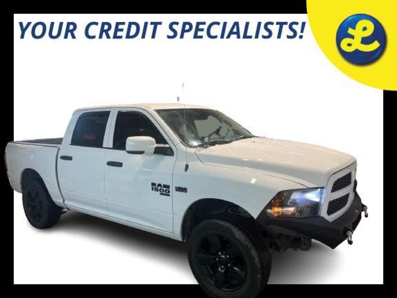 Used 2019 RAM 1500 Classic EXPRESS BLACKOUT HEMI CREW CAB 4X4 * Google Android Auto USB mobile projection 8.4inch touchscreen Apple CarPlay capable * Heated Seats * 8speed Tor for sale in Cambridge, ON