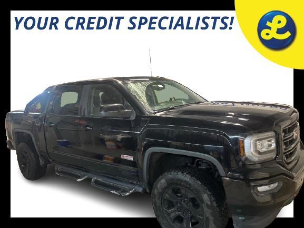 Used 2017 GMC Sierra 1500 All-Terrain 4WD Crew Cab * 6.2L V8  * Navigation * Leather interior * Tonneau cover * Spray in bed liner * Backrack Sierra * Remote start * Black out for sale in Cambridge, ON