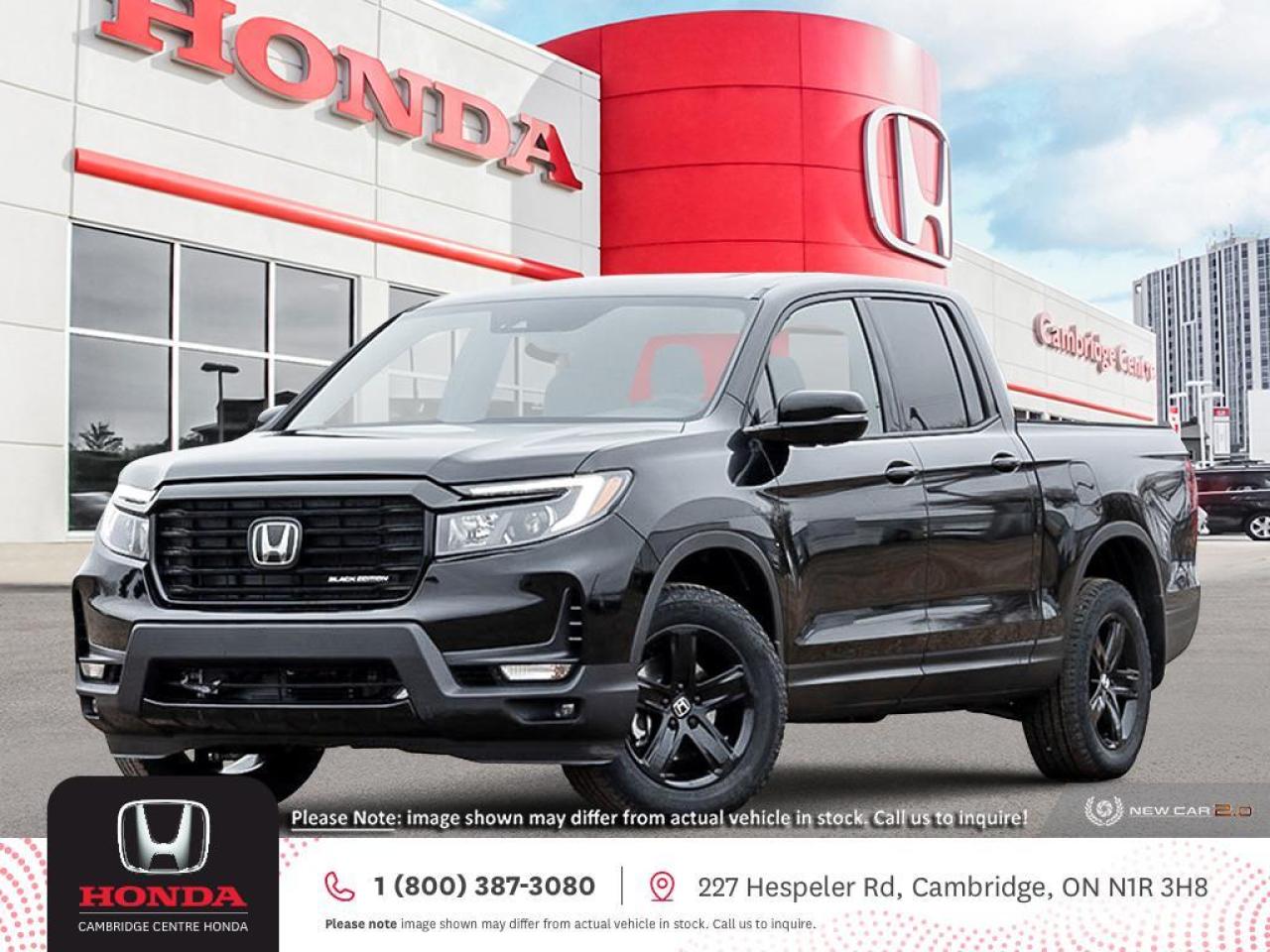 New 2023 Honda Ridgeline Black Edition IN-STOCK! for sale in Cambridge, ON