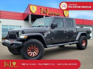 Used 2020 Jeep Gladiator Overland LEATHER,SPORTY-LOADED-OFF ROAD for sale in Brandon, MB