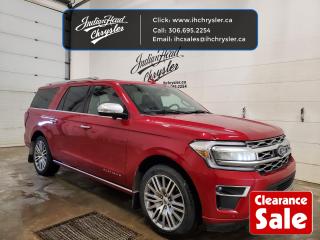 Used 2022 Ford Expedition Max Platinum - Sunroof -  Leather Seats for sale in Indian Head, SK