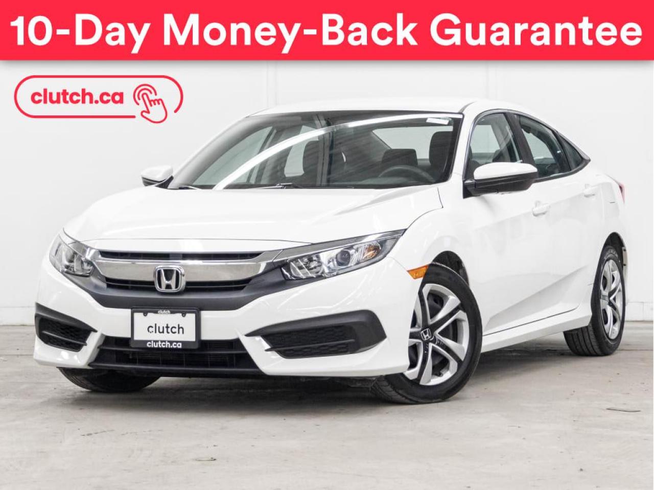 Used 2017 Honda Civic Sedan LX w/ Apple CarPlay & Android Auto, Cruise Control, A/C for sale in Toronto, ON