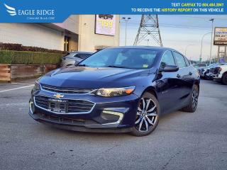 Used 2017 Chevrolet Malibu 1LT Remote Vehicle Start, Sunroof, Cruise Control, Heated seat, wireless charging, 8'' touchscreen for sale in Coquitlam, BC