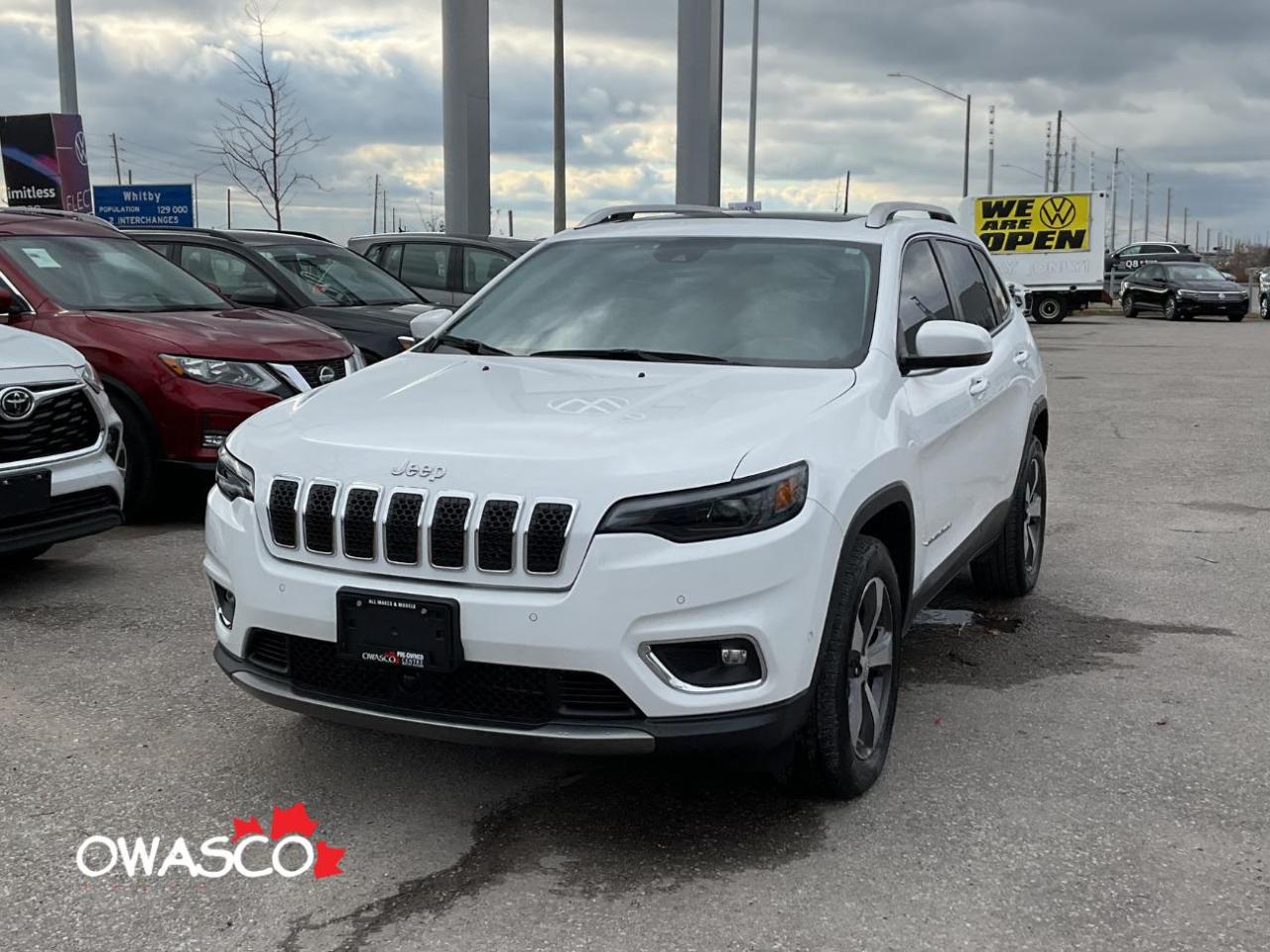 Used 2020 Jeep Cherokee 2.0L Limited! V6! Clean CarFax! 4x4! Sunroof! for sale in Whitby, ON
